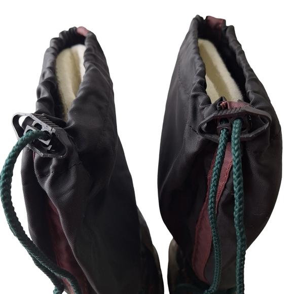 Vintage Sorel‎ Women Tall Freestyle Nylon Rubber Winter Lined Snow Boots Size 7 - Picture 10 of 16